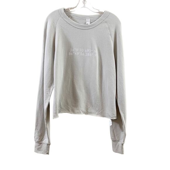 Alternative Living With Landyn Coordinates Light Gray Long sleeve Sweatshirt - Picture 1 of 9